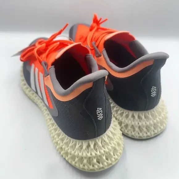 Mens 9.5 Adidas 4DFWD 2 Orange & Blue Running Sneakers Shoes GY8421